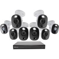

Swann DVR-5580 16-Channel 4K Ultra HD 2TB DVR Security System with 8 Warning Light Cameras