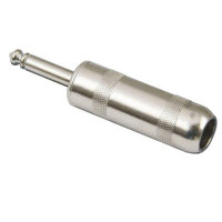 

Switchcraft 1/4" Mono 2 Conductor Cable Mount Silent Plug, Solder Lugs, Large .451" Hole