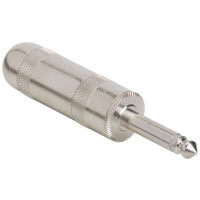

Switchcraft 1/4" Mono 2 Conductor Heavy Duty Cable Mount Plug, Nickel Finish