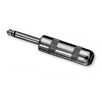 

Switchcraft 1/4" Mono 2 Conductor Cable Mount Plug with Screw Terminals and Nickel Metal Handle