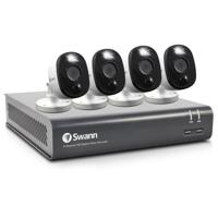 

Swann DVR 4580 8-Channel Full HD 1TB DVR Security System with 4 Warning Light Cameras