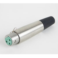 

Switchcraft A Series 3-Pin XLR Female Cable Mount Connector, Package, Silver Pins / Nickel