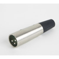 

Switchcraft A Series 3-Pin XLR Male Cable Mount Connector, Package, Silver Pins / Nickel