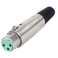 

Switchcraft AA Series 3-Pin XLR Female Cable Mount with Silver Pins, Nickel