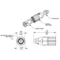 

Switchcraft AAA Series Plastic Handle XLR Female Connector with Strain Relief Chuck, Black