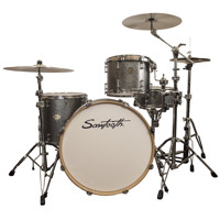 

Sawtooth Command Series 4-Piece Drum Shell Pack with 24x14" Bass Drum, 13x10" Tom, 16x16" Floor Tom, 14x5.5" Snare Drum, Silver Sparkle