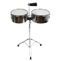 

Sawtooth Command Series 14 & 15" Chrome Steel Timbale Set