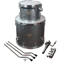

Sawtooth Command Series Extension Pack with 12x9" Tom Drum & 18x16" Floor Tom, Silver Sparkle