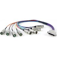 

Switchcraft DB25 Female to 8 XLR Male Modular Breakout Cable End, Tascam DTRS/Digidesign Pinout