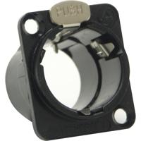 

Switchcraft EH Series Empty Female Housing with Push Latch, Black Finish