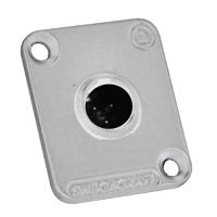 

Switchcraft EH Series Tini-QG Mini 3-Pin XLR Male Panel Mount Connector with 4-40 Mounting Screws , Nickel / Silver