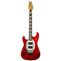 

Sawtooth ES Hybrid Series Left-Handed Electric Guitar with Gig Bag, Sandle Wood Fretboard, Blood Red Sparkle