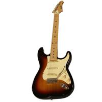 

Sawtooth ES Series Electric Guitar, Maple Fingerboard, Sunburst with Vanilla Cream Pickguard