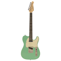 

Sawtooth ET Series Electric Guitar, Rosewood Fretboard, Surf Green with Aged White Pickguard