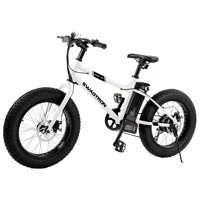 

Swagtron EB-6 Youth Fat E-Bike, 18.6mph Speed, White