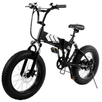 

Swagtron EB8 Foldable Fat Tire All-Terrain eBike, 18.6mph Speed, Black