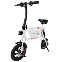 

Swagtron Swagcycle Pro Folding Electric Scooter, 18mph Top Speed, White