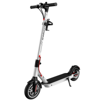 

Swagtron Swagger 5 Boost Folding Electric Scooter, 18mph Top Speed, Silver