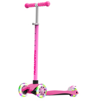 

Swagtron K5 3-Wheel Kids Scooter with Light-Up Wheels, Pink
