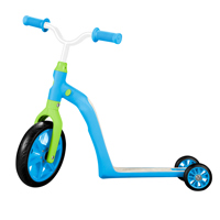 

Swagtron K6 2-In-1 Kids Kick Scooter & Balance Bike, Blue