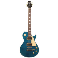 

Sawtooth Heritage Series Electric Guitar, Rosewood Fretboard, Cali Blue Flame