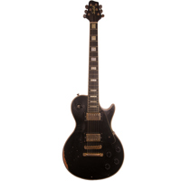 

Sawtooth Americana Relic Series Heritage Electric Guitar with ChromaCast Pro Body Case, Aged Ebony Fretboard, Satin Black