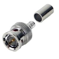 

Switchcraft True 75 Ohms HD Cable Mount BNC Connector with 3 Pieces Crimp for Belden 1695A