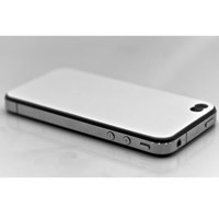 

SlickWraps Glacier Leather for iPhone 4/4S, White