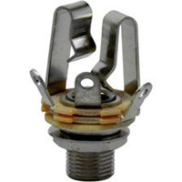 

Switchcraft Littel-Jax 1/4" Stereo 3 Conductor Open Frame Jack with .375" Long Bushing, Nut & Washer, Double Open Circuit