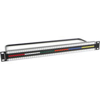 

Switchcraft MMVP Video Patchbay, 1 Rack Unit, 2x48, Normalled, Non-Terminated