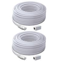 

Swann 2 Pack Cat5 Security Ethernet Cable, 100', White
