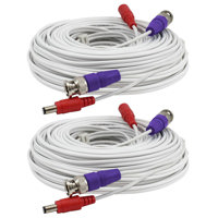 

Swann 2 Pack BNC Security Extension Cable, 50', White