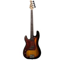 

Sawtooth EP Series Left-Handed Electric Bass Guitar with Gig Bag, Strap & Picks, Vintage Burst