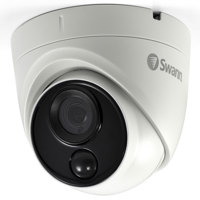 

Swann 4K Ultra HD Indoor/Outdoor Dome Home Security Camera with Heat and Motion Sensor