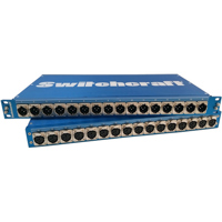 

Switchcraft 1RU Rack Mounted Pass Through I/O Panel with 16 Male XLR to 16 Female XLR Connectors
