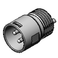 

Switchcraft AAA Series 3 Pin Male Insert, Silver Plated Pins