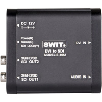 

SWIT Electronics S-4612 Portable DVI to 3G/HD/SD-SDI Converter, DVI-D (18+1) Output