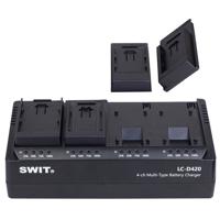 

SWIT Electronics LC-D420V 4-Channel Multi-Type DV Battery Charger for S-8823 and JVC BN-VF823