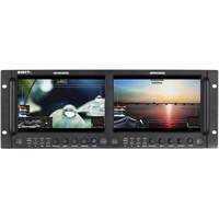 

SWIT Electronics Dual 9" Full HD Waveform IPS LED Monitor with 19" 4U Rack Mount, 1920x1200