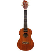 

Sawtooth Mahogany Concert Ukulele with Preamp, Gig Bag, Stand & Tuner, Rosewood Fingerboard, Natural Satin