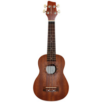 

Sawtooth Mahogany Concert Ukulele with Preamp, Gig Bag, Stand & Tuner, Rosewood Fingerboard, Natural Satin