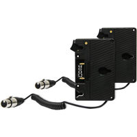 

Core SWX Double Gold Mount Kit with Coiled Powertap to 12" XLR 4-Pin for Atomos Sumo