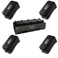 

Core SWX Fleet Four Position Freefly Movi Pro Fast Simultaneous Li-Po Charger - With 4 Pack Freefly Battery for MoVI Pro Gimbal