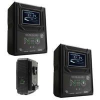

Core SWX 2 Pack Hypercore NEO 9 Mini 98Wh 14.8V 6.6Ah V-Mount Lithium-Ion Battery - With Core SWX Two Position Simultaneous V-Mount Battery Charger with 90W Power Supply