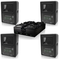 

Core SWX 4x Hypercore NEO 9 Mini 14.8V 98Wh V-Mount Li-Ion Batteries, Bundle with Core SWX FLEET-Q4S Charger