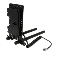 

Core SWX 15mm Rail Mount Cheese Plate with 3-Stud Battery Plate and 10" 2-Pin Coil Cable for Blackmagic Pocket 4K & 6K