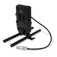

Core SWX 15mm Rail Mount Cheese Plate with Sharkfin V-Mount Battery Plate and 18" 8-Pin LEMO Cable for Arri Mini Alexa/Mini Lf