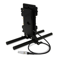 

Core SWX 15mm Rail Mount Cheese Plate with Sharkfin 3-Stud Battery Plate and 18" 6-Pin RED LEMO Cable for RED DSMC2