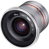 

Samyang 12mm F2.0 NCS CS Ultra Wide, Manual Focus Lens for Fujifilm X Cameras - Silver