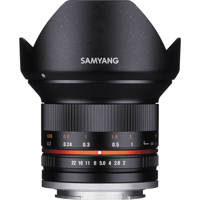 

Samyang 12mm F2.0 NCS CS Ultra Wide, Manual Focus Lens for Olympus & Panasonic Micro 4/3 Cameras, Black